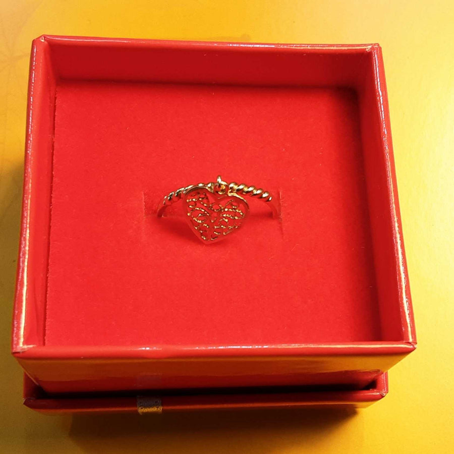 Women's Ring - Yellow Gold 14k (.585) 1.2 grams Size 20