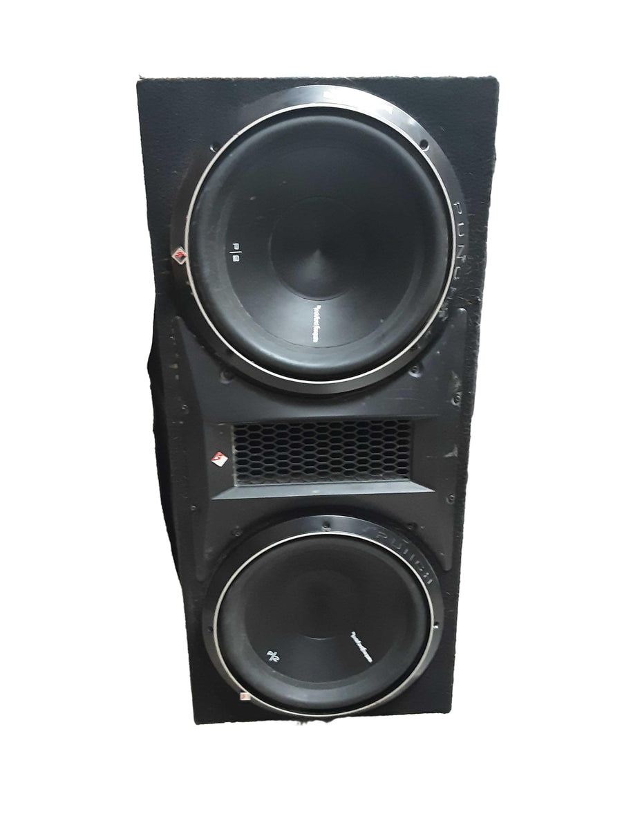 Rockford Fosgate P2-2x12 Black Car Sub-Woofer