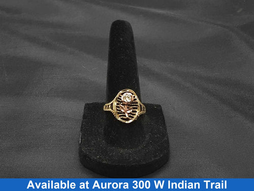 Women's Ring - Yellow Gold 10k (.417) 2.6 grams Size 7