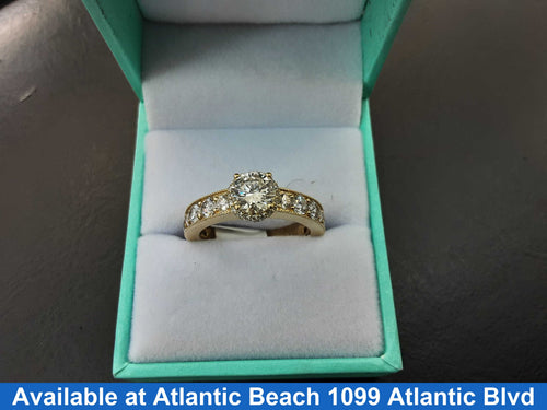 Ring - Wedding Set - Yellow Gold 14k (.585) 6.5 grams Size 20