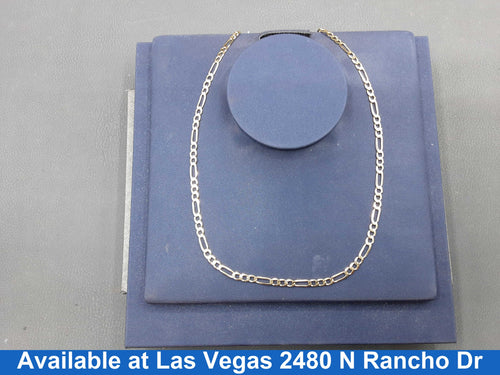 Figaro Chain - Yellow Gold 10k (.417) 12.4 grams 24 inch