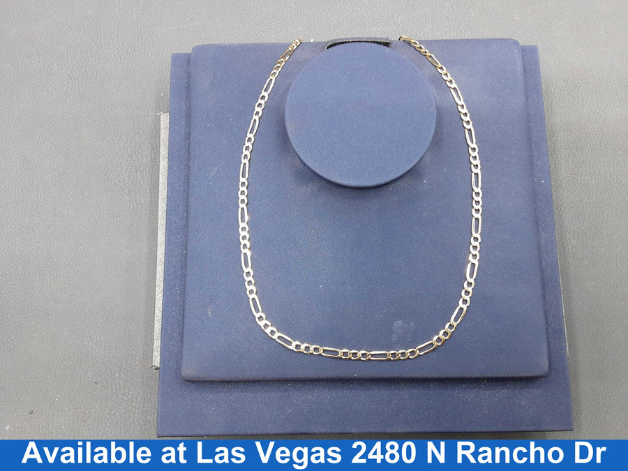 Figaro Chain - Yellow Gold 10k (.417) 12.4 grams 24 inch