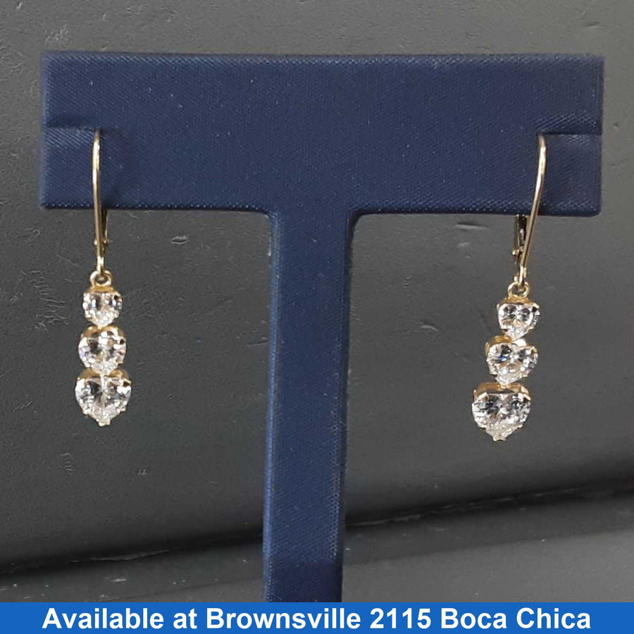 Earrings - Yellow Gold 14k (.585) 2.2 grams