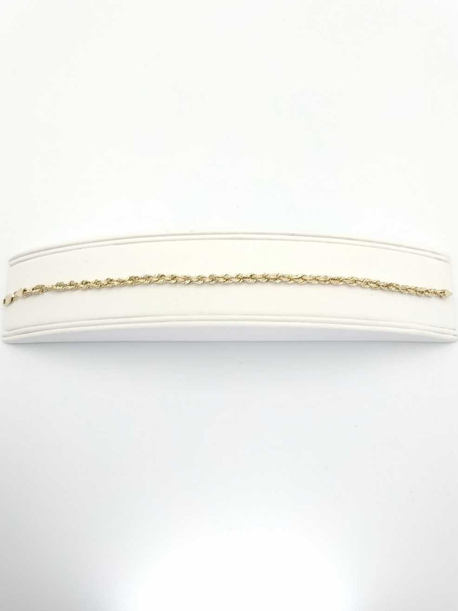 Rope Bracelet - Yellow Gold 14k (.585) 2.8 grams 8 inch