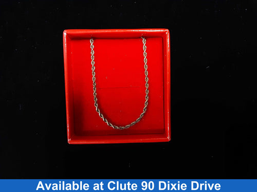Rope Chain - Yellow Gold 10k (.417) 3.4 grams 18 inch