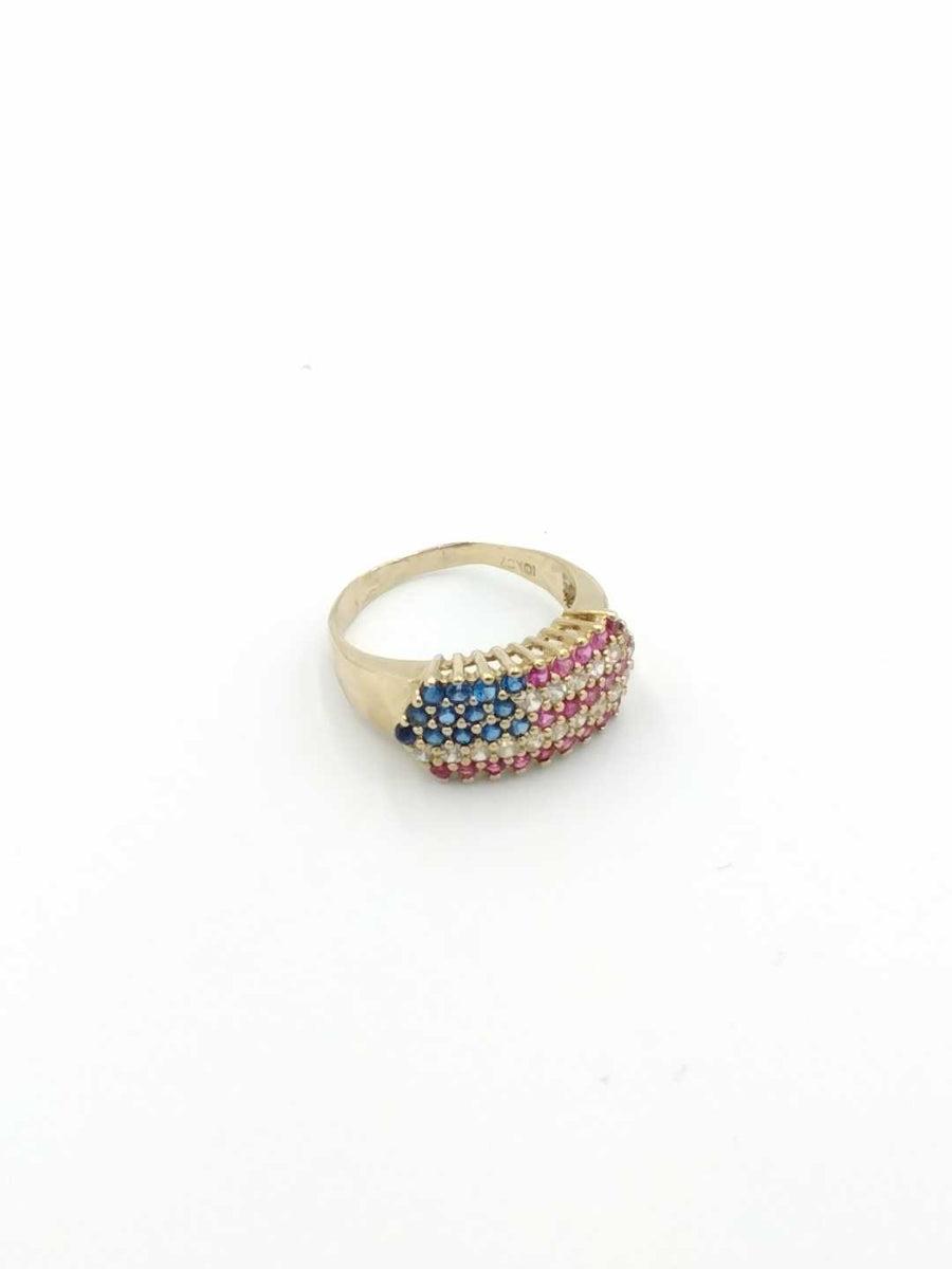 Women's Ring - Yellow Gold 10k (.417) 4 grams Size 9