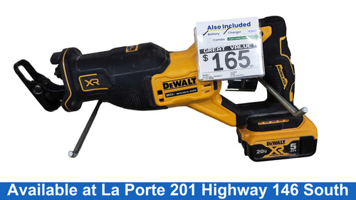 Dewalt Dcs382 Yellow Cordless Reciprocating Saw