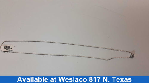 Chain - Platinum 1.2 grams 18 inch