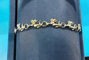 Bracelet - Tricolor Gold 14k (.585) 6.5 grams 6 inch