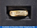 Ring - Wedding Band - Yellow Gold 10k (.417) 2.4 grams Size 10.5