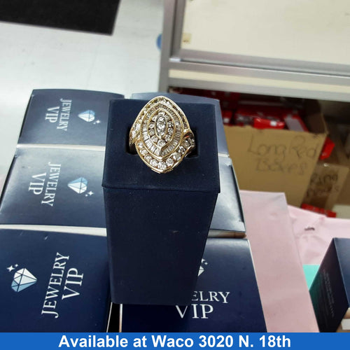 Women's Ring - Yellow Gold 14k (.585) 13.7 grams Size 9.5
