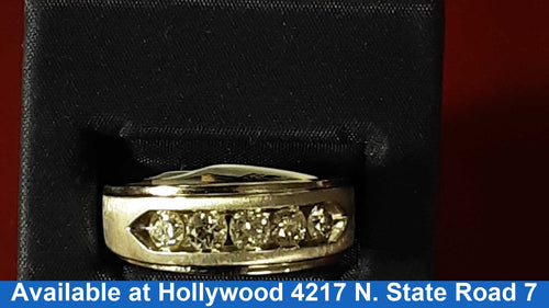 Ring - Wedding Band - White Gold 14k (.585) 5.9 grams Size 11