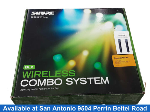 Shure Blx288/sm58h-10 Black Cordless Microphone