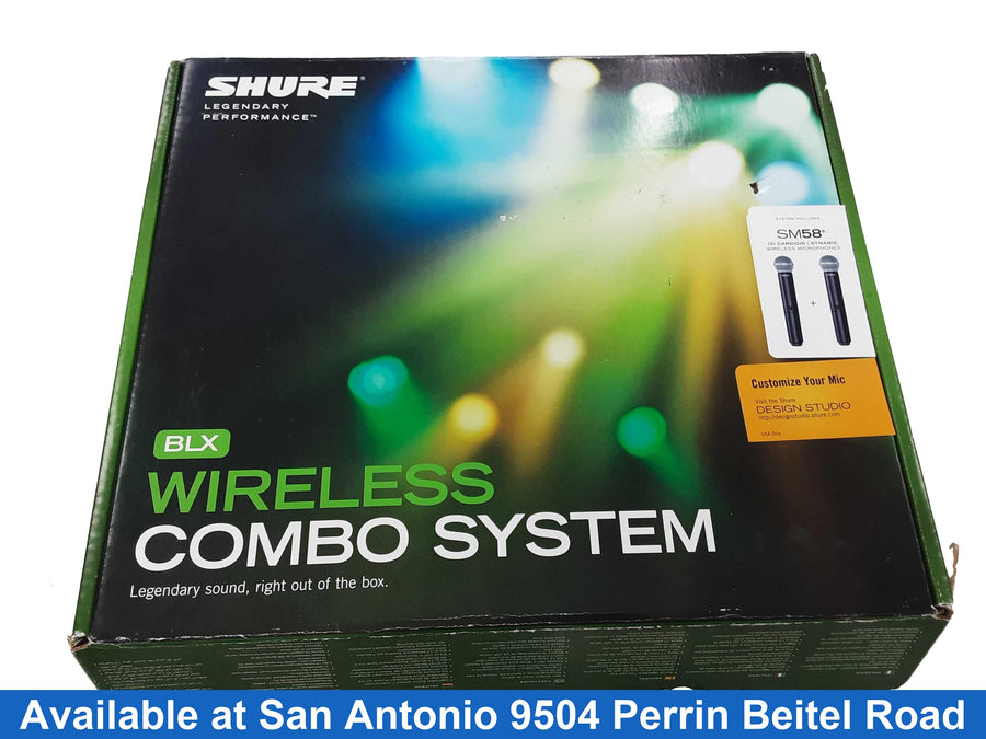 Shure Blx288/sm58h-10 Black Cordless Microphone