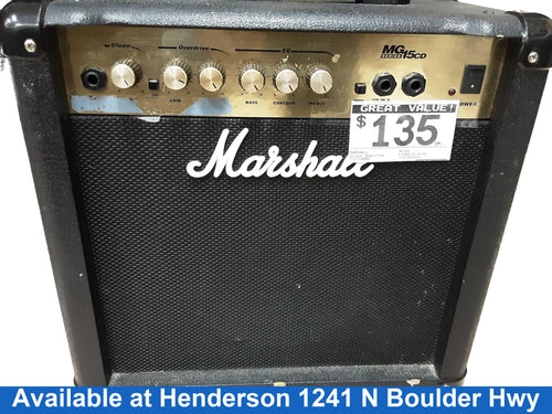 Marshall Mg15cd Black Guitar Amplifier
