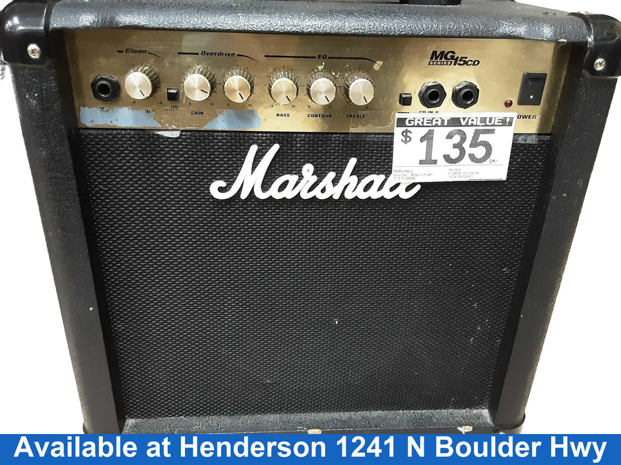 Marshall Mg15cd Black Guitar Amplifier