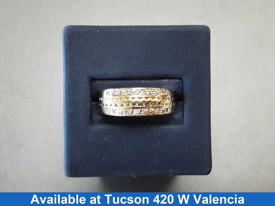 Men's Ring - Yellow Gold 14k (.585) 3.5 grams Size 10