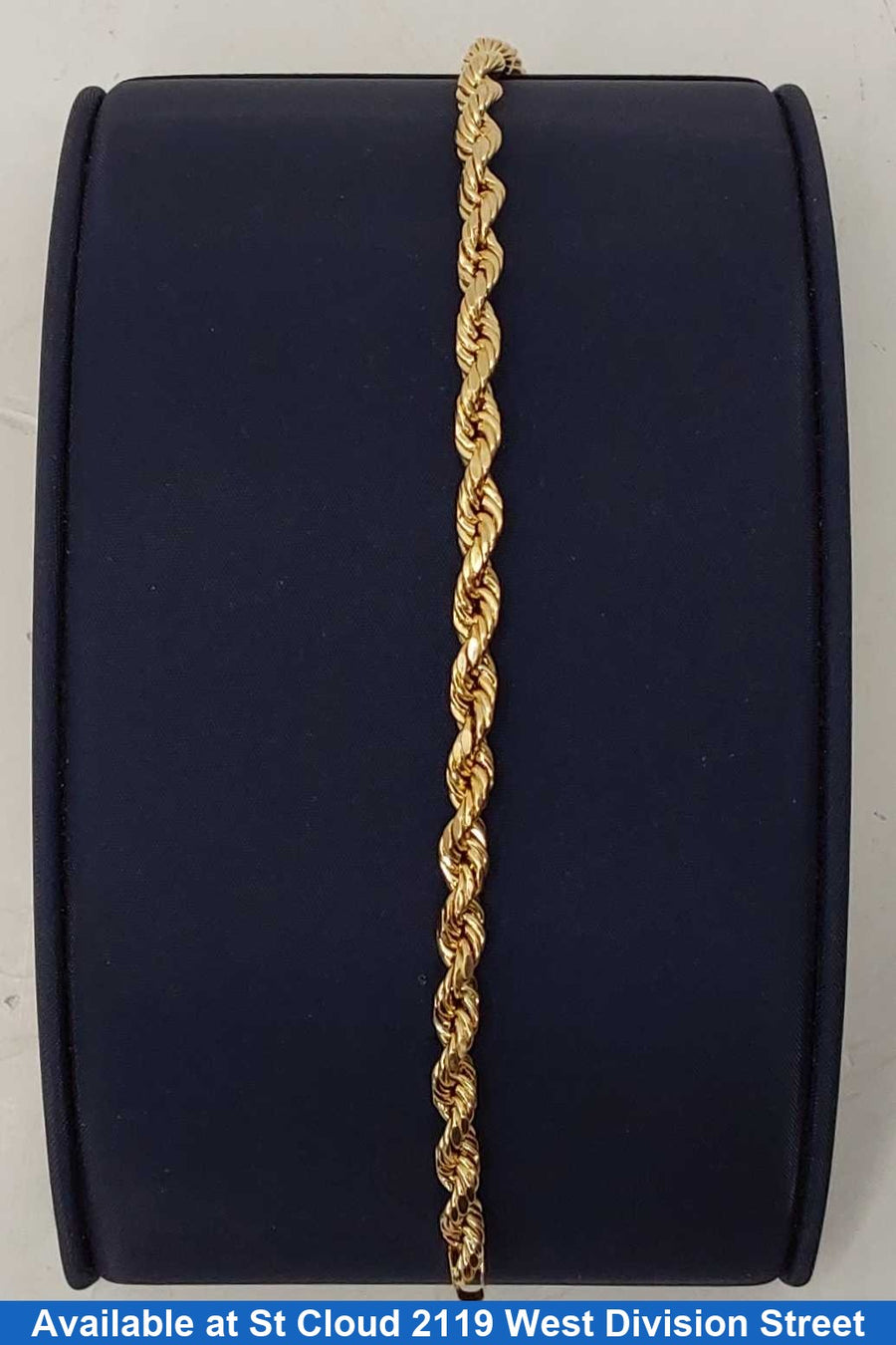 Rope Bracelet - Yellow Gold 10k (.417) 4.4 grams 9 inch