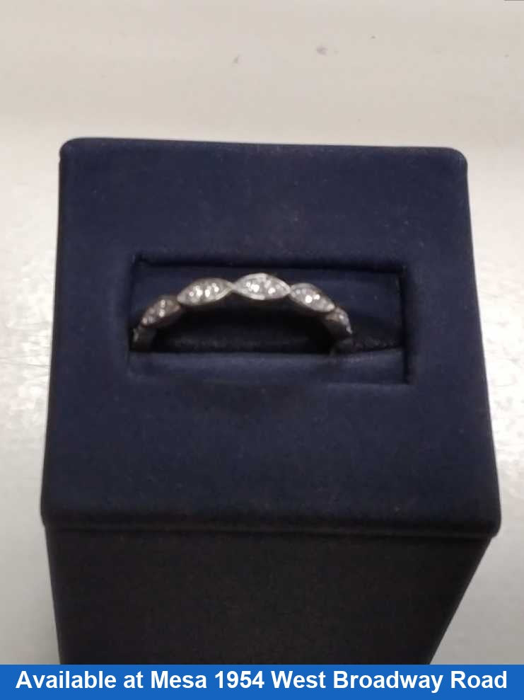 Ring - Wedding Band - White Gold 10k (.417) 1.8 grams Size 6