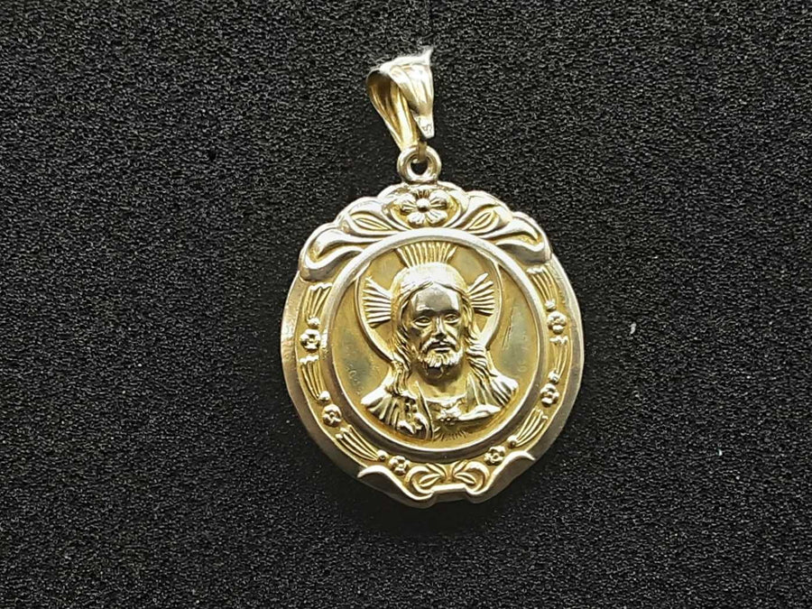 Religious Pendant - Yellow Gold 10k (.417) 10.7 grams