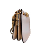 Fendi 8bt349 Beige / Tan Purse / Handbag