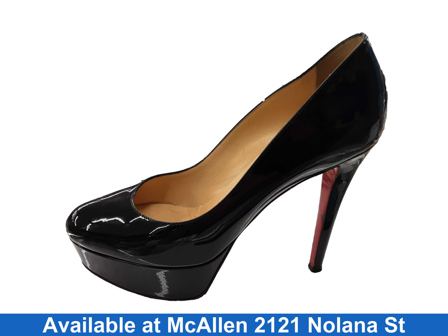 Christian Louboutin Bianca 120 Patent Calf Black