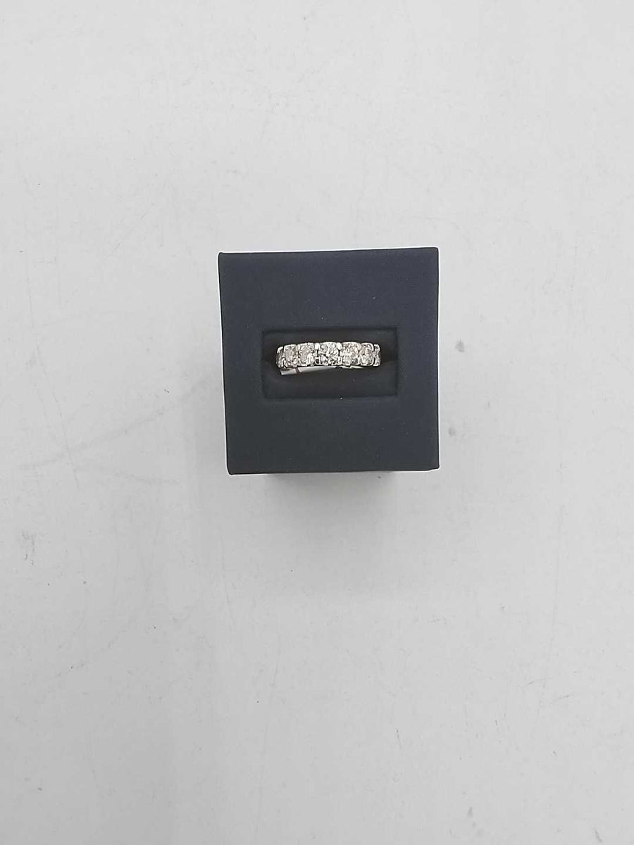 Ring - Wedding Band - White Gold 14k (.585) 4.4 grams Size 20