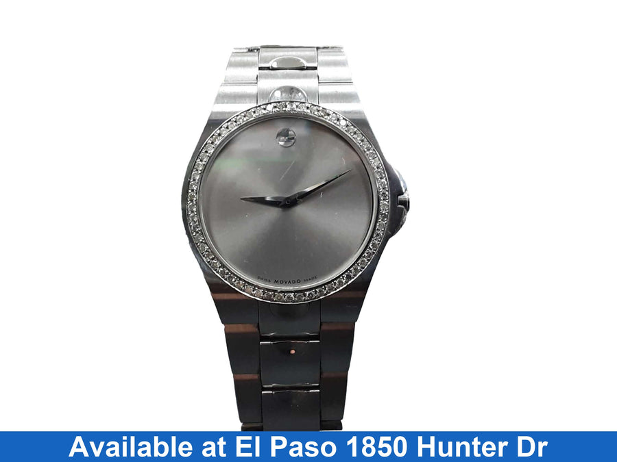 Movado 84 E7 1850 Silver Regular Watch