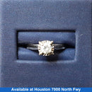 Ring - Wedding Set - White Gold 14k (.585) 2.6 grams Size 7.5