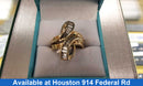 Women's Ring - Yellow Gold 14k (.585) 7 grams Size 8