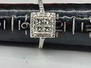 Women's Ring - White Gold 10k (.417) 5 grams Size 9.5