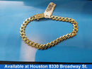 Cuban Link Bracelet - Yellow Gold 14k (.585) 8.5 grams 8 inch