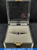 Amethyst White Gold Ring