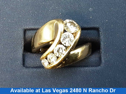 Women's Ring - Yellow Gold 14k (.585) 6.6 grams Size 7