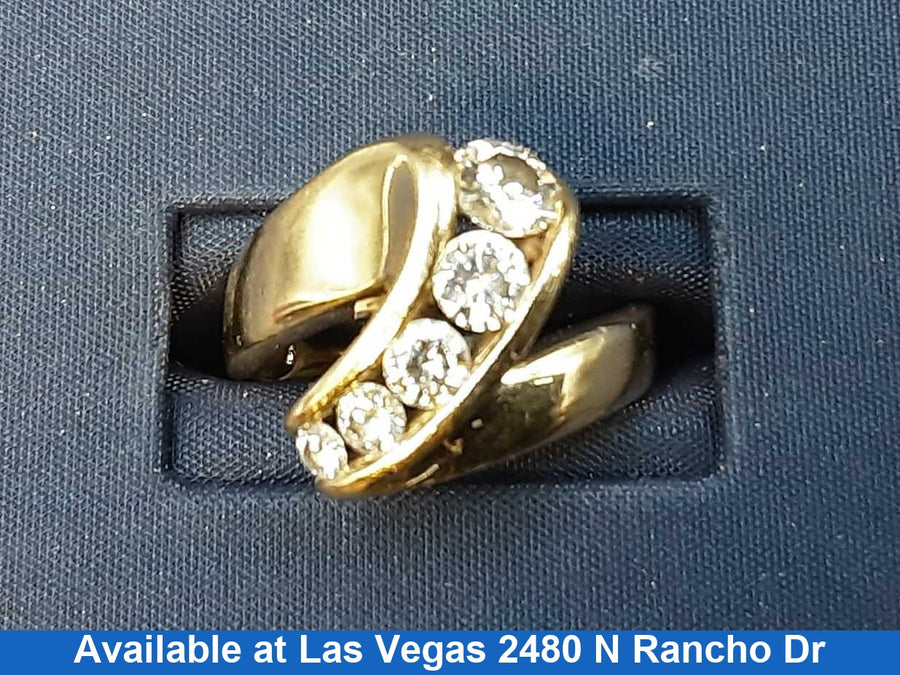 Women's Ring - Yellow Gold 14k (.585) 6.6 grams Size 7
