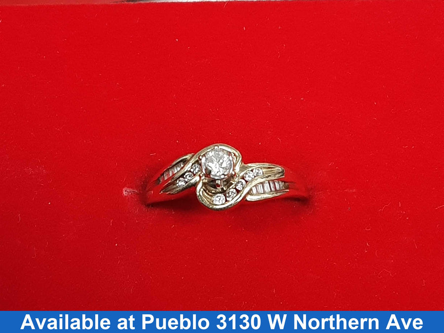 Women's Ring - Yellow Gold 10k (.417) 1.7 grams Size 7