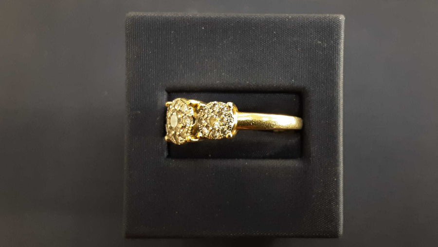Women's Ring - Yellow Gold 14k (.585) 5.7 grams Size 20