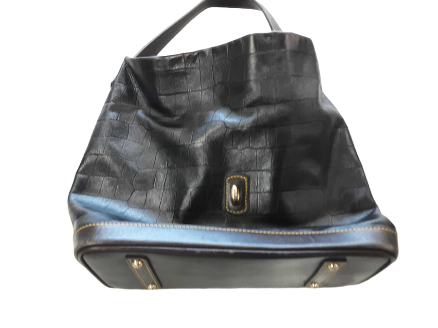 Dooney Burke Black Gold Black Wallet