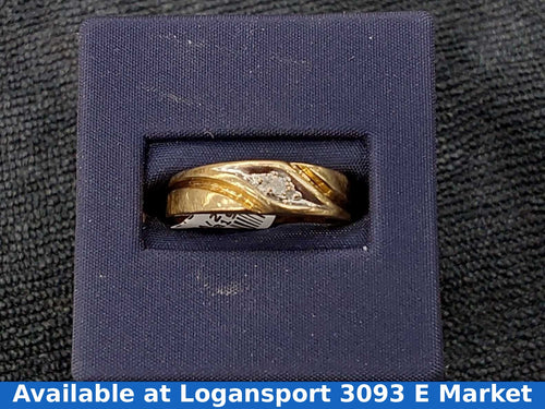 Ring - Wedding Band - Yellow Gold 10k (.417) 3.5 grams Size 9