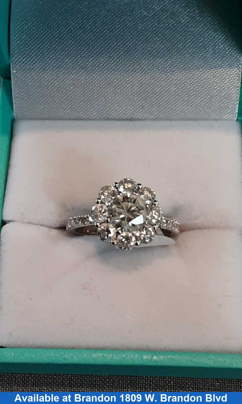 Women's Ring - White Gold 14k (.585) 2.7 grams Size 6