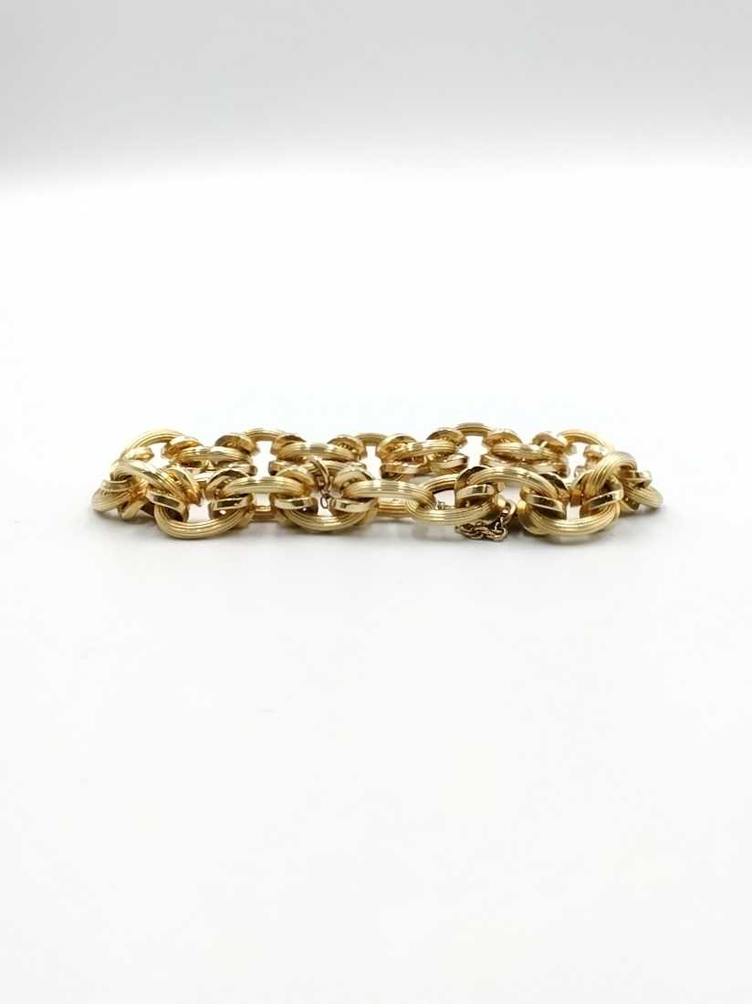 Link Bracelet - Yellow Gold 14k (.585) 17.8 grams 7 inch