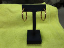 Hoop Earrings - Yellow Gold 14k (.585) 2.8 grams