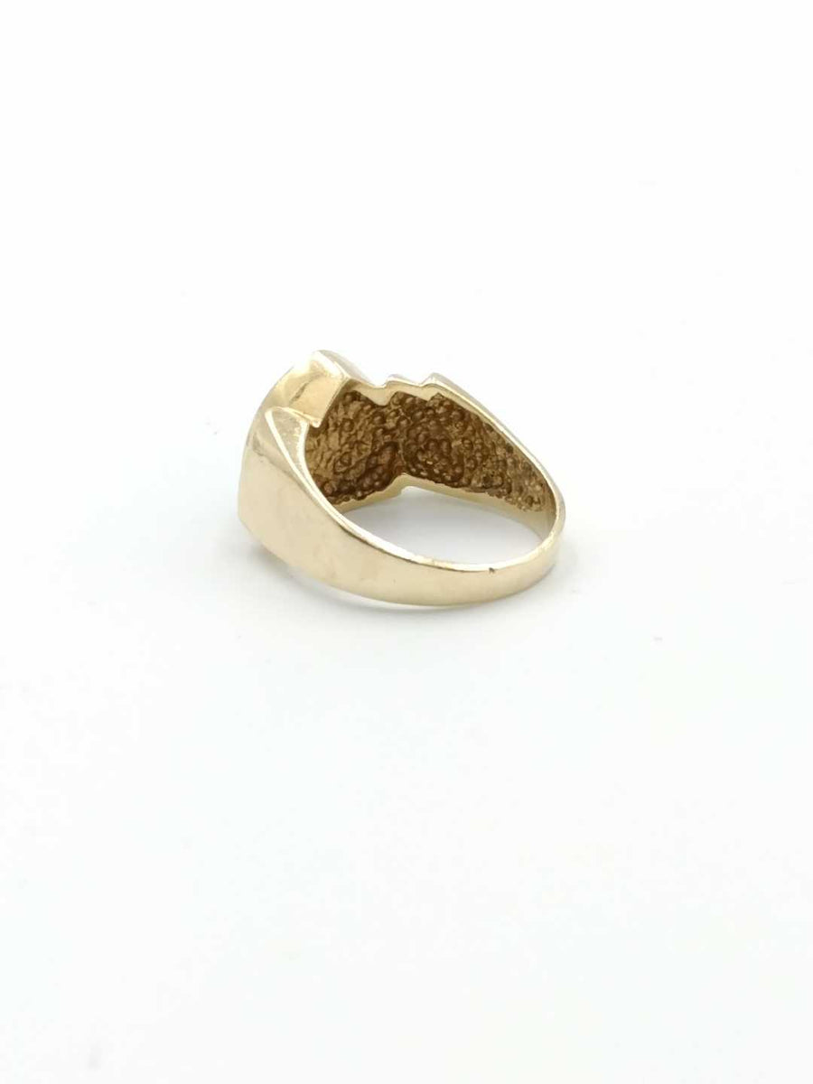 Men's Ring - Yellow Gold 10k (.417) 8.4 grams Size 7
