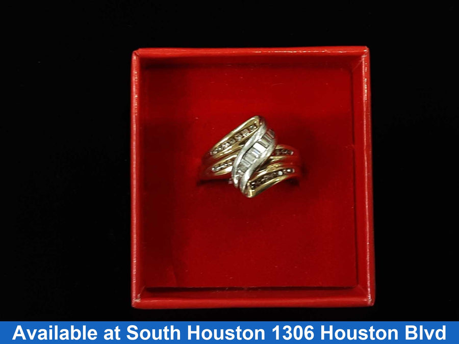 Women's Ring - Yellow Gold 14k (.585) 4.8 grams Size 8
