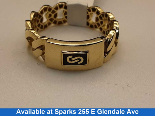 Women's Ring - Yellow Gold 18k (.750) 3.3 grams Size 8