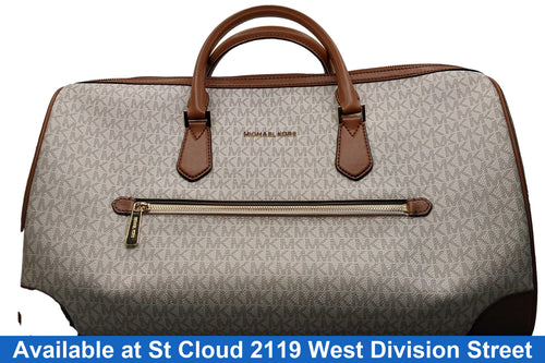 Michael Kors 2way Bag Boston Beige / Tan Purse / Handbag