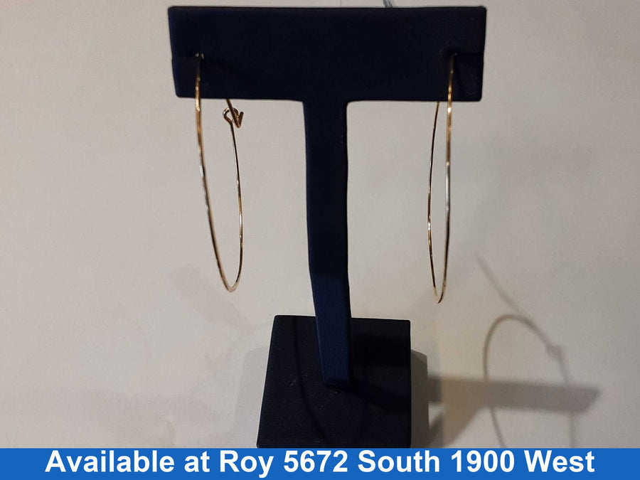 Bangle Earrings - Yellow Gold 10k (.417) 2.4 grams