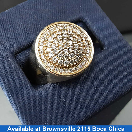 Men's Ring - Yellow Gold 10k (.417) 5.4 grams Size 8
