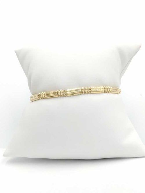 Turkish Bracelet - Yellow Gold 14k (.585) 6.8 grams 6 inch