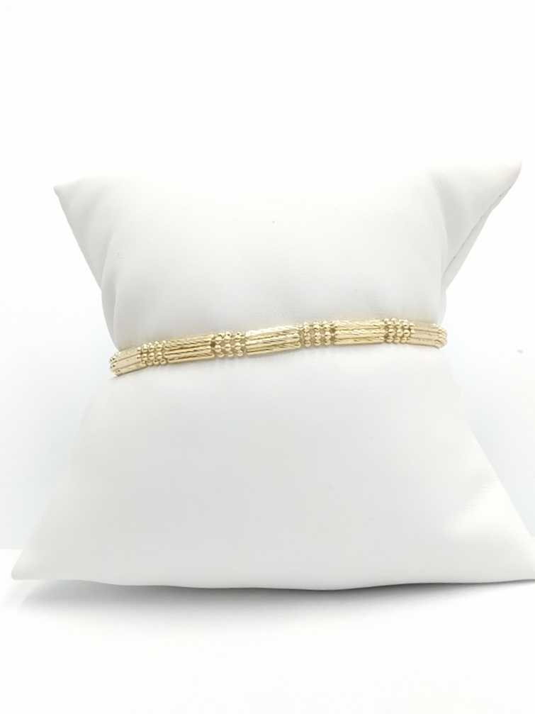 Turkish Bracelet - Yellow Gold 14k (.585) 6.8 grams 6 inch